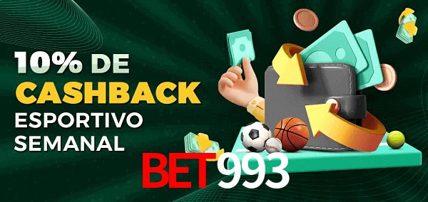 10% de bônus de cashback na bet993